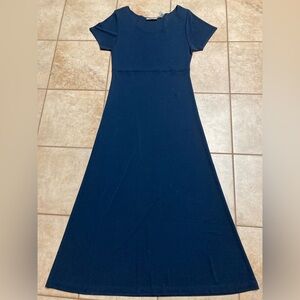 Amanda Smith navy blue maxi dress